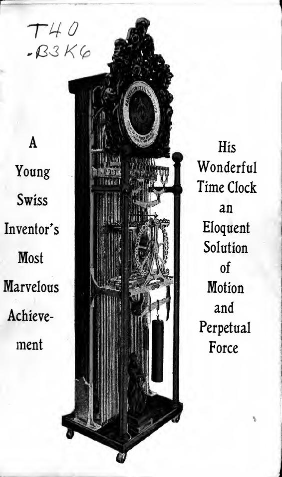 Bangerter's inventions; his marvelous time clock by [King Everett Lincoln] 1863- ed. [from old catalog]