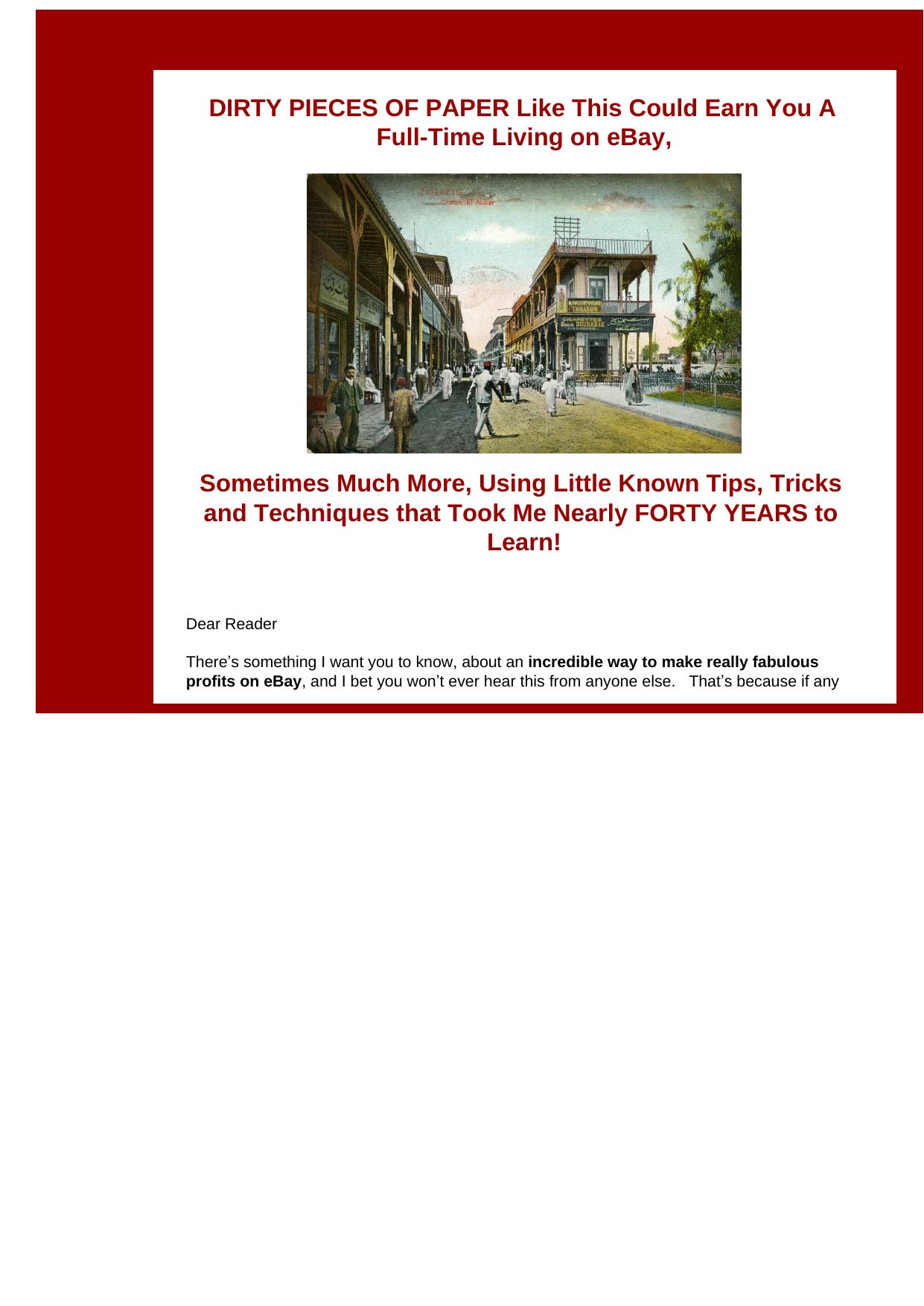 Bank Big Profits Selling Vintage Topographical Postcards On eBay(R). by Best of Kuszter's Collection