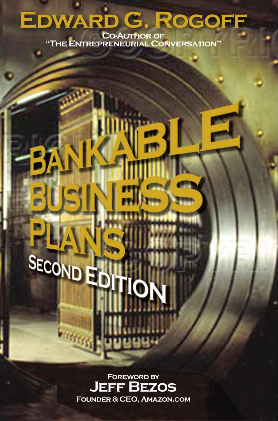 Bankable Business Plans-Second Edition by Edward G. Rogoff