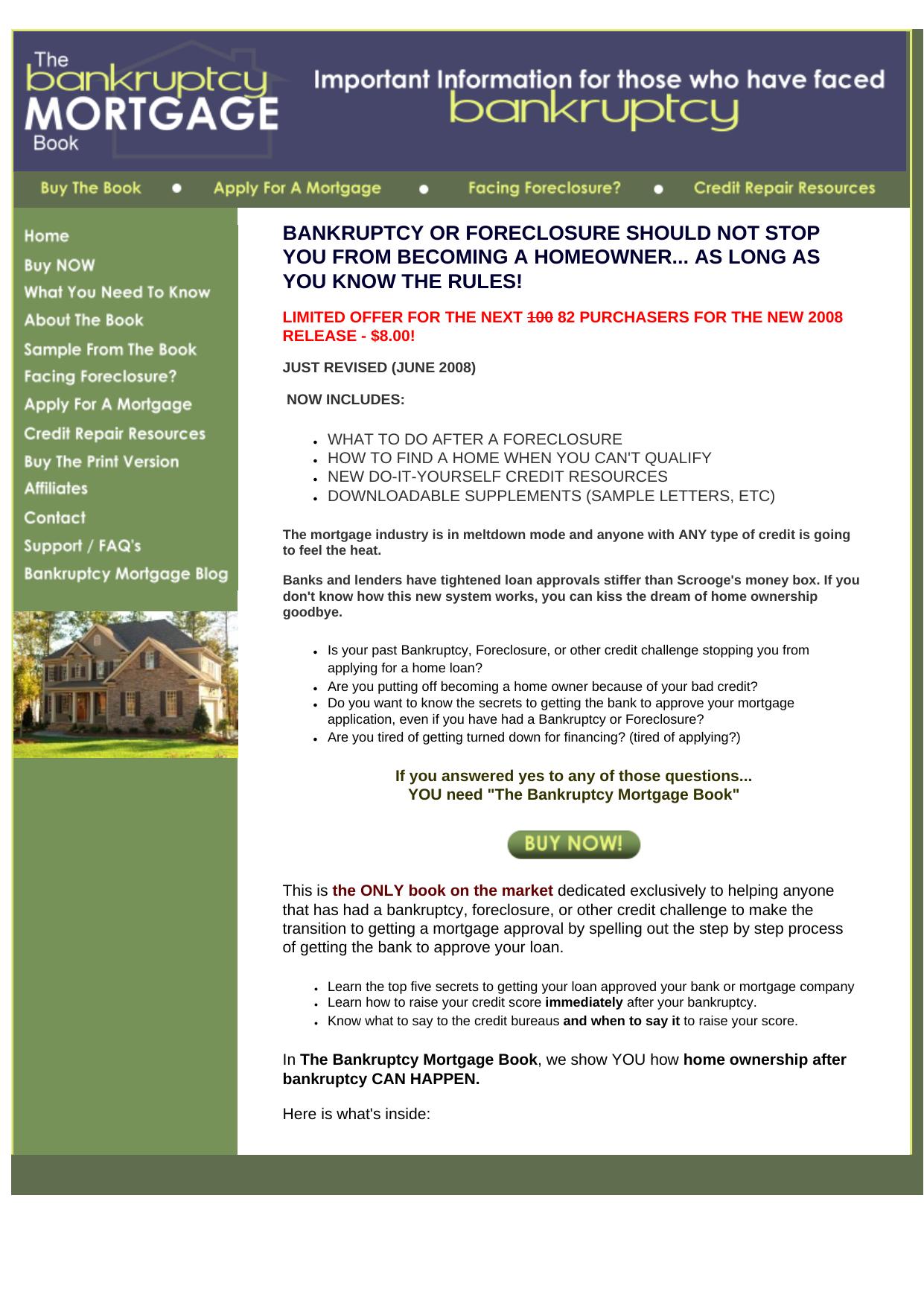 Bankruptcy Mortgage Book. by Best of Kuszter's Collection