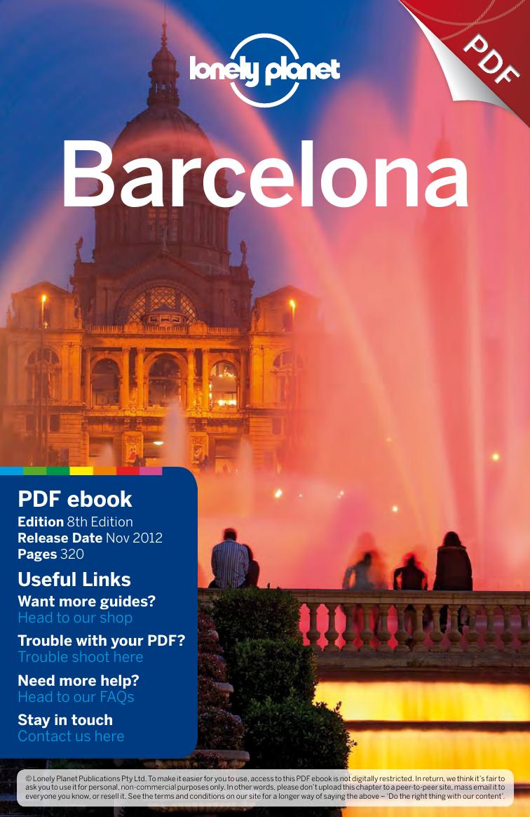 Barcelona - Full PDF eBook by Lonely Planet