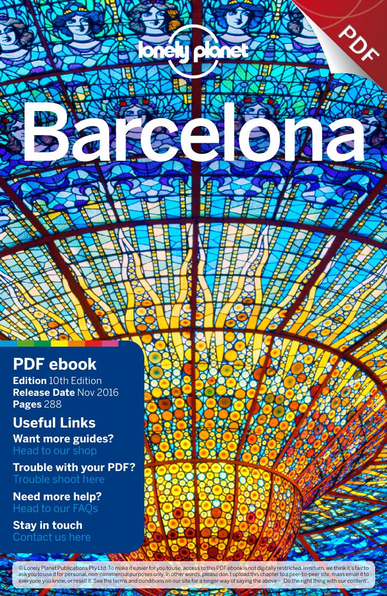 Barcelona 10 - whole book by Lonely Planet
