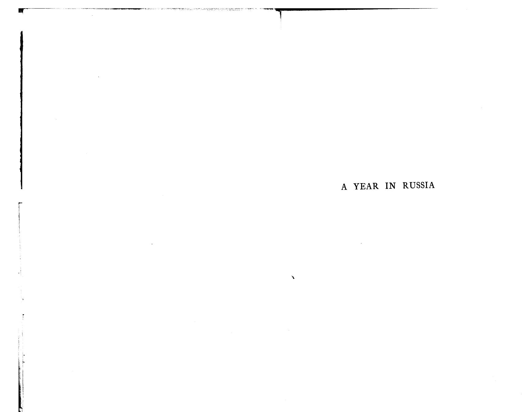 Baring, BY Maurice Baring by A year in russia
