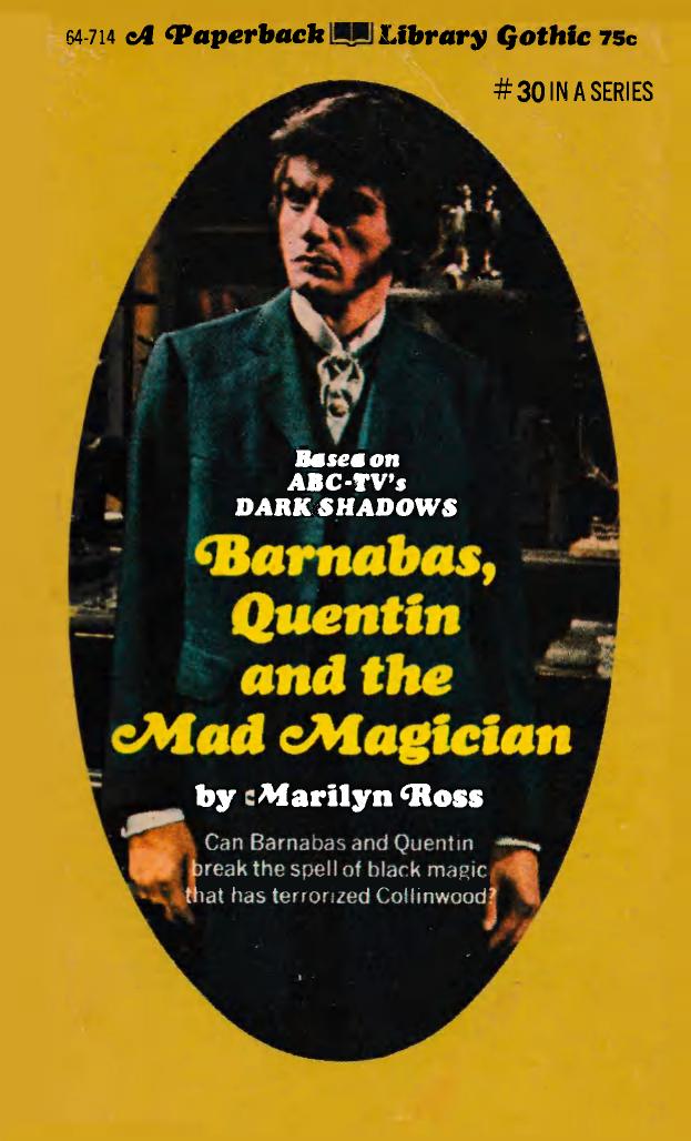 Barnabas, Quentin and the Mad Magician (1971) by Marilyn Ross