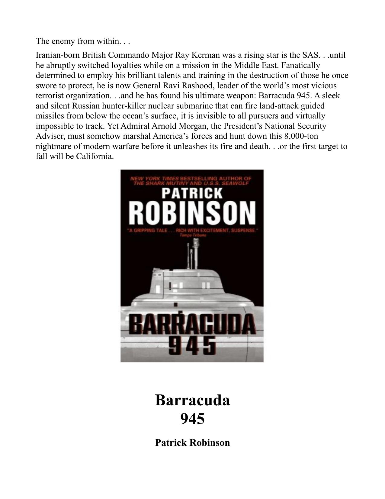 Barracuda 945 by Patrick Robinson