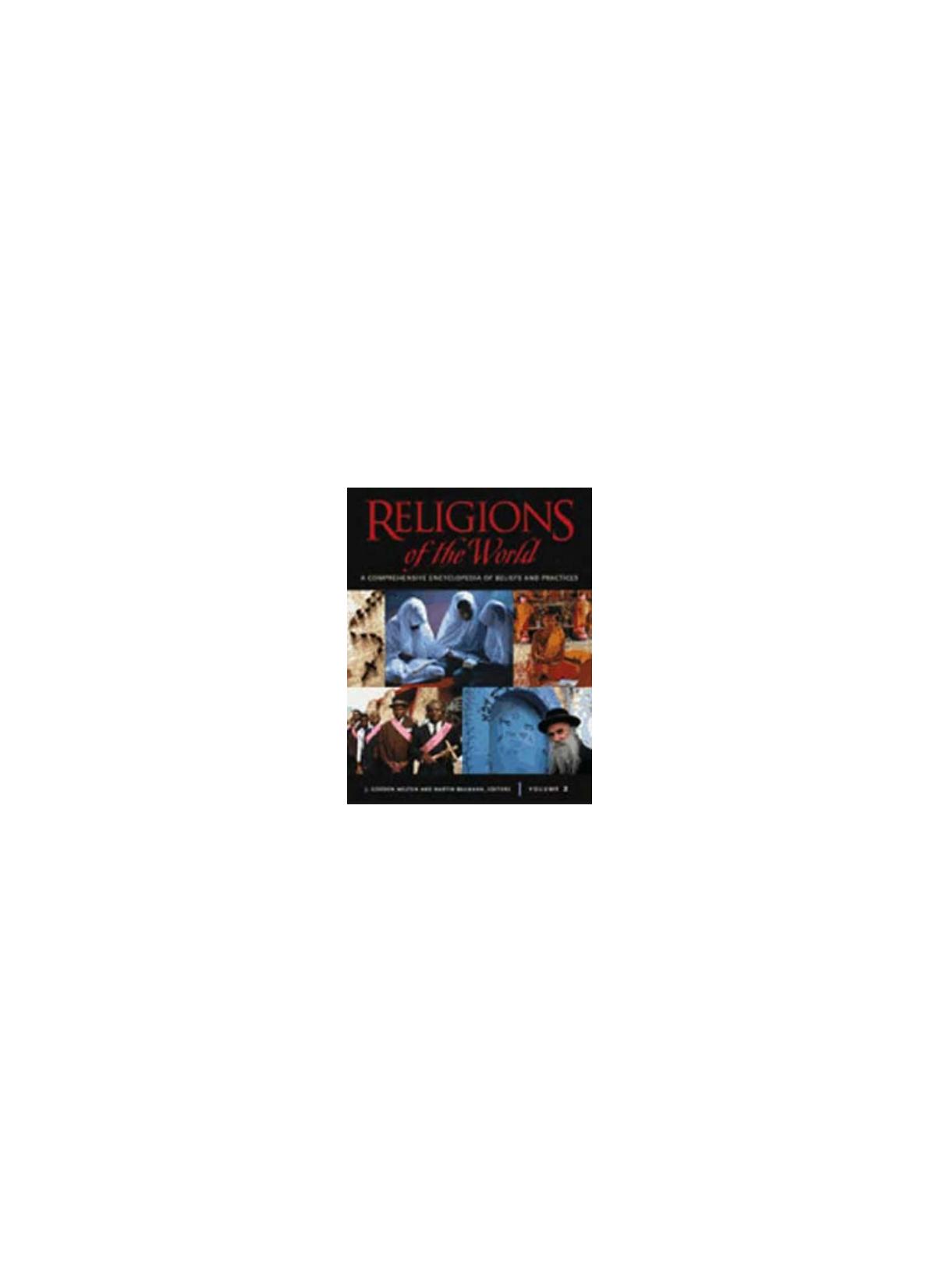 Barret, D. Religions of the world a comprehensive encyclopedia of beliefs and practices by Unknown