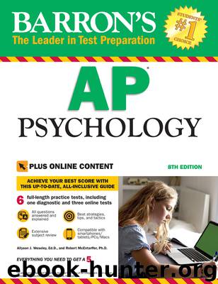 Barron's AP Psychology with Online Tests by Robert McEntarffer