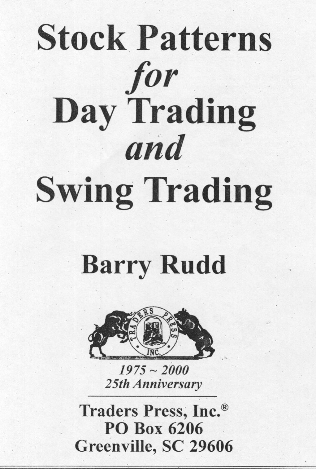 Barry Rudd Stock Patterns For Day by Unknown