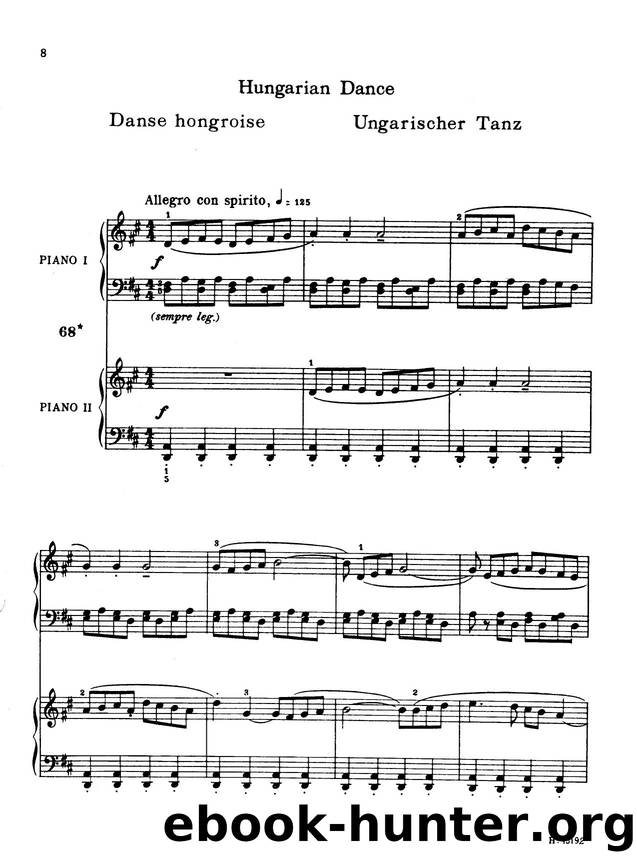 Bartok by Mikrokosmos Vol.3