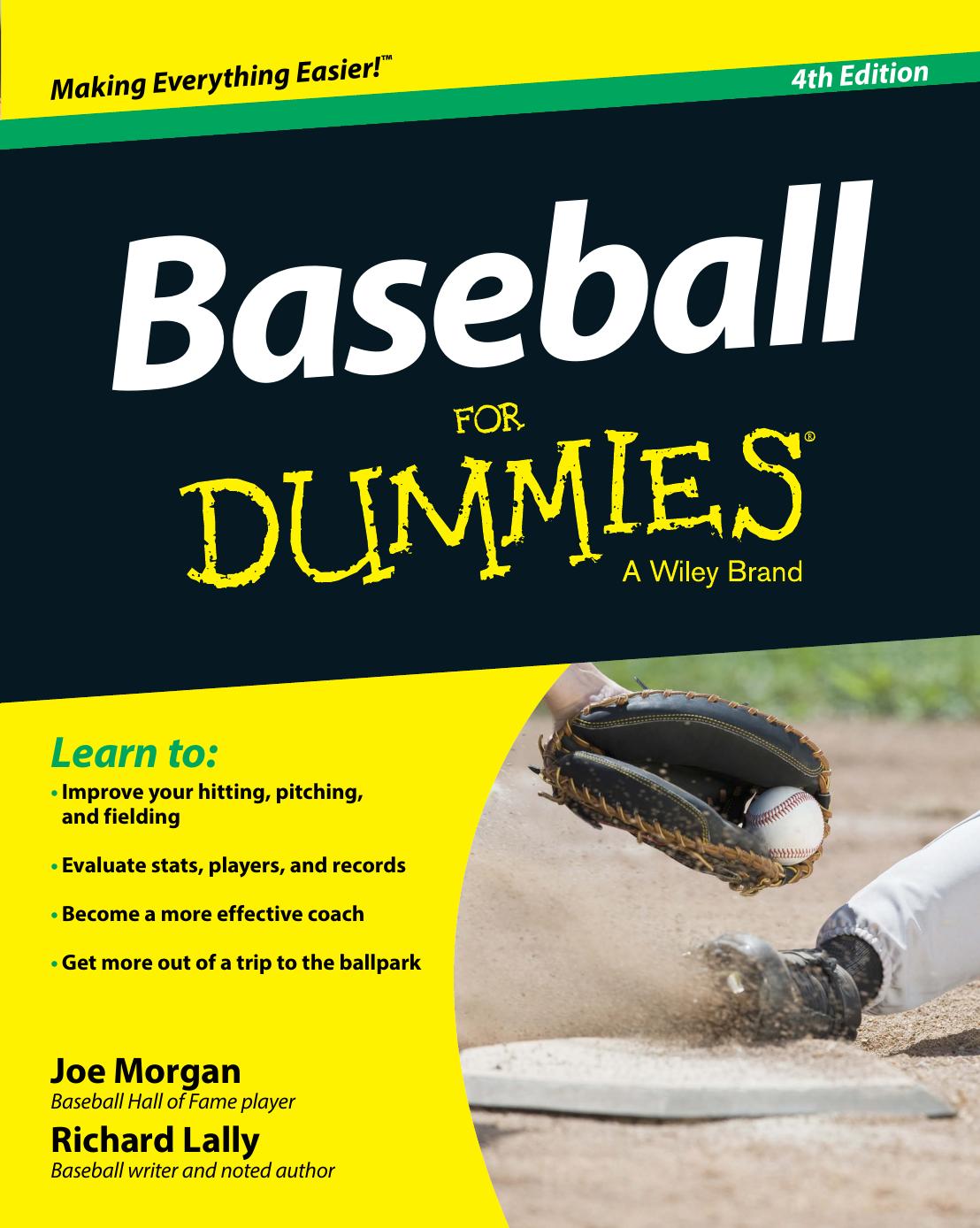 Baseball For Dummies, 4 edition by Unknow