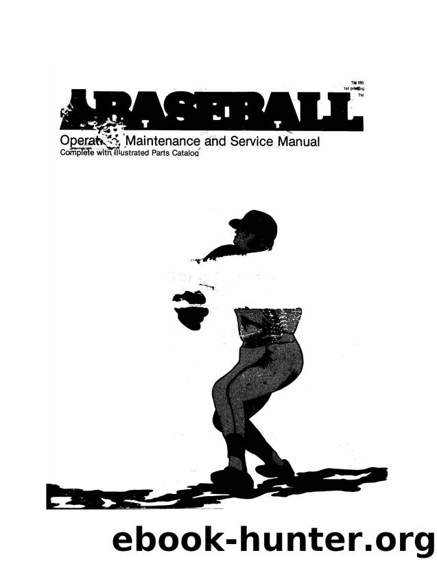 Baseball, by Atari (1979) by Unknown