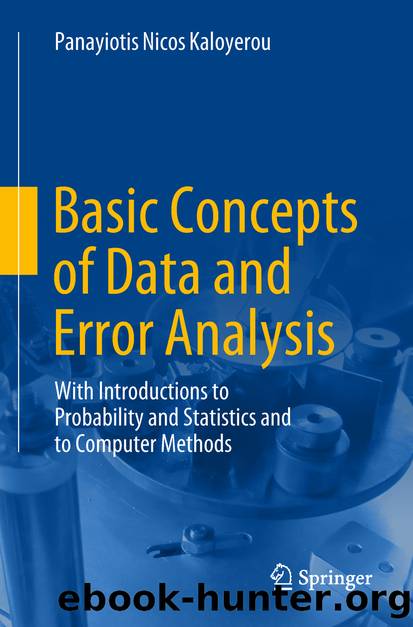 Basic Concepts of Data and Error Analysis by Panayiotis Nicos Kaloyerou