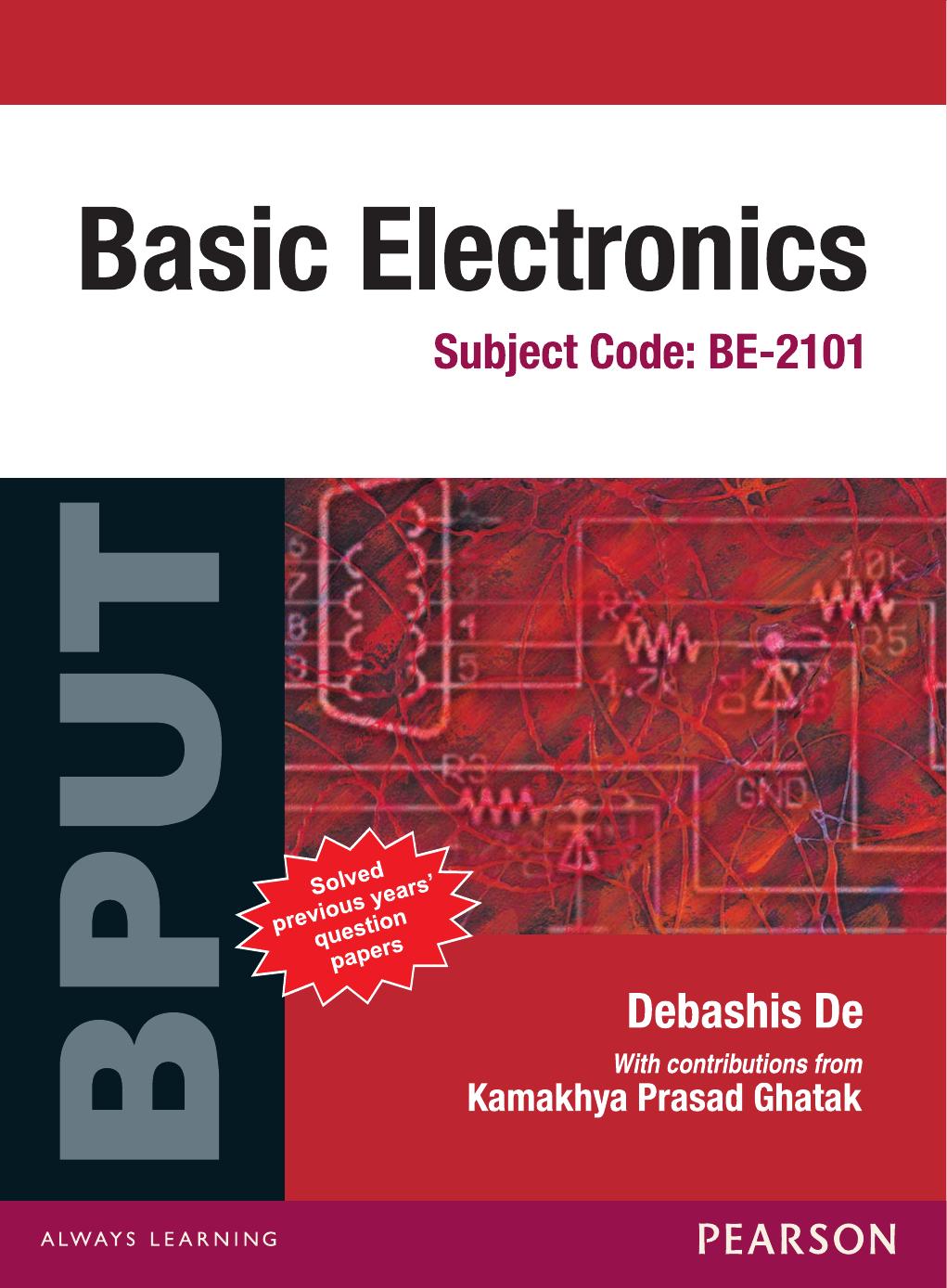 Basic Electronics : For BPUT Subject Code BE-2101 by Debashis De