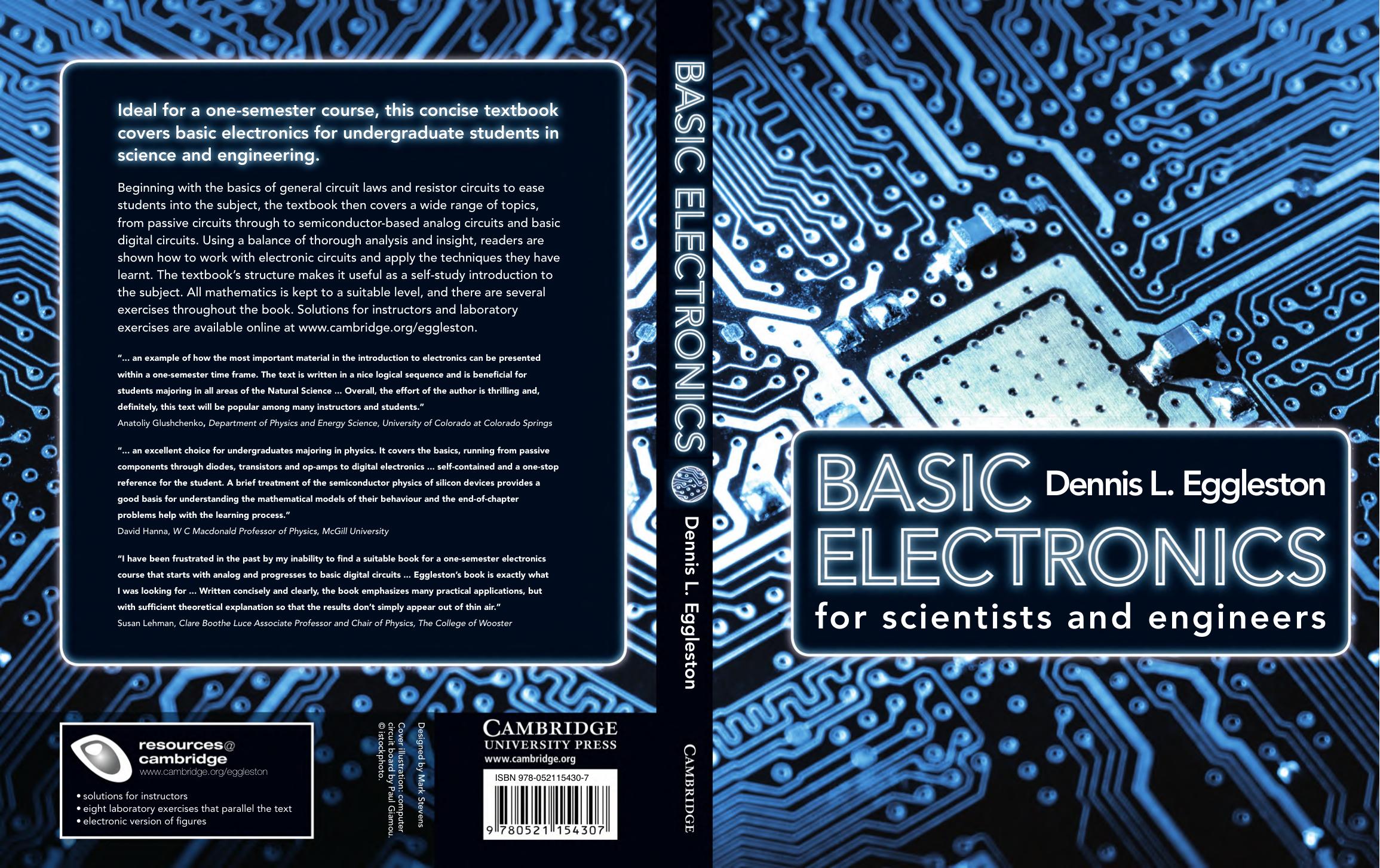 Basic Electronics for Scientists and Engineers by Eggleston D.L