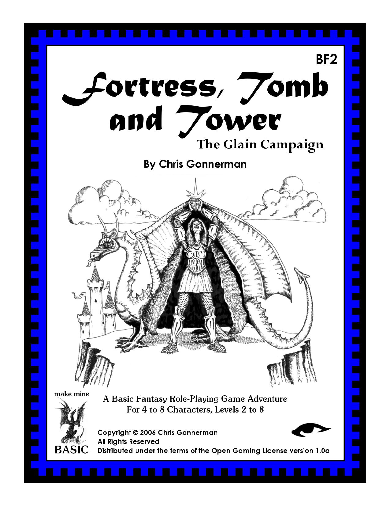 Basic Fantasy Fortress, Tomb and Tower by Chris Gonnerman