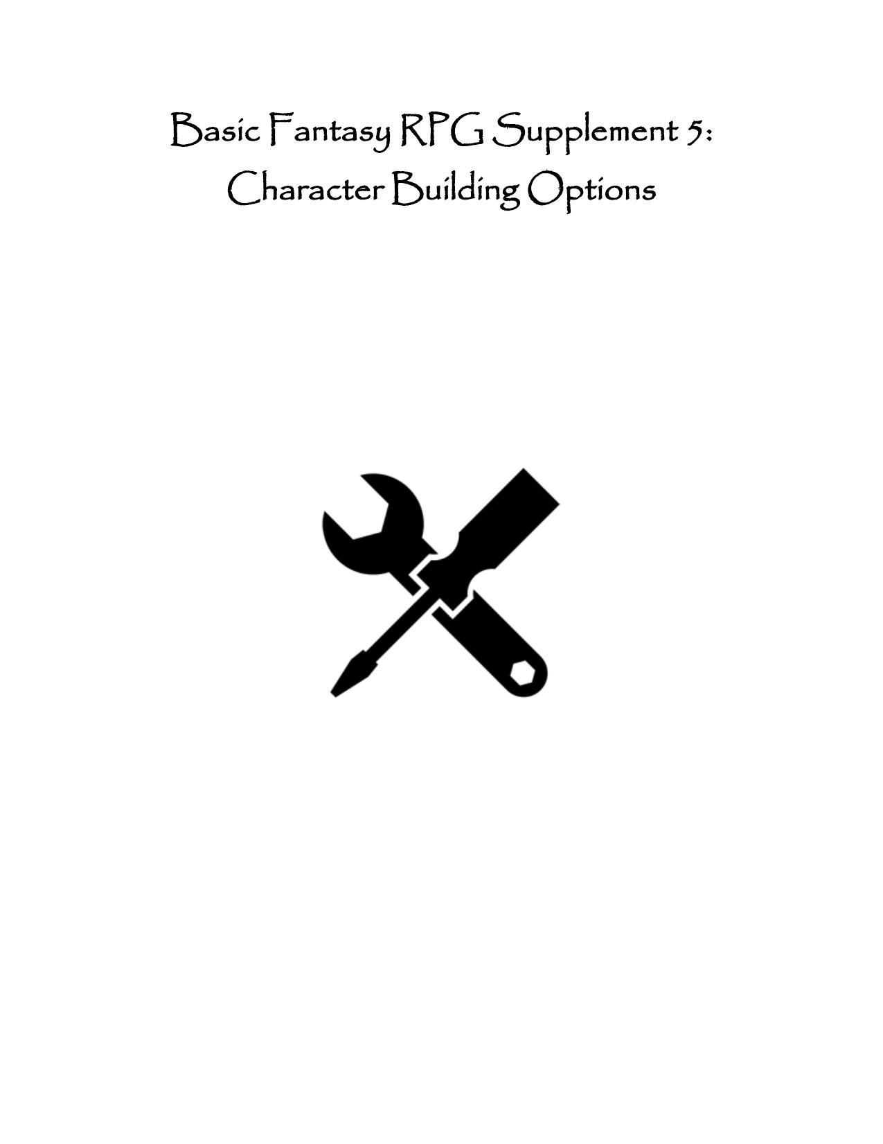 Basic Fantasy RPG supplement 5 by Chris Gonnerman