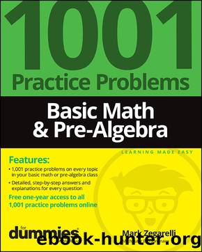 Basic Math & Pre-Algebra by Mark Zegarelli