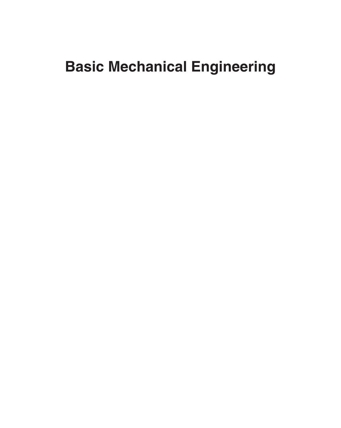 Basic Mechanical Engineering by G. Shanmugam; S. Ravindran
