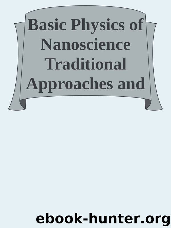 Basic Physics of Nanoscience Traditional Approaches and New Aspects at the Ultimate Level by Unknown