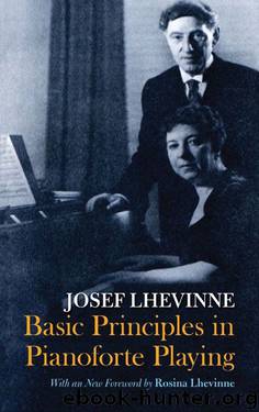 Basic Principles in Pianoforte Playing (Dover Books on Music) by Josef Lhevinne