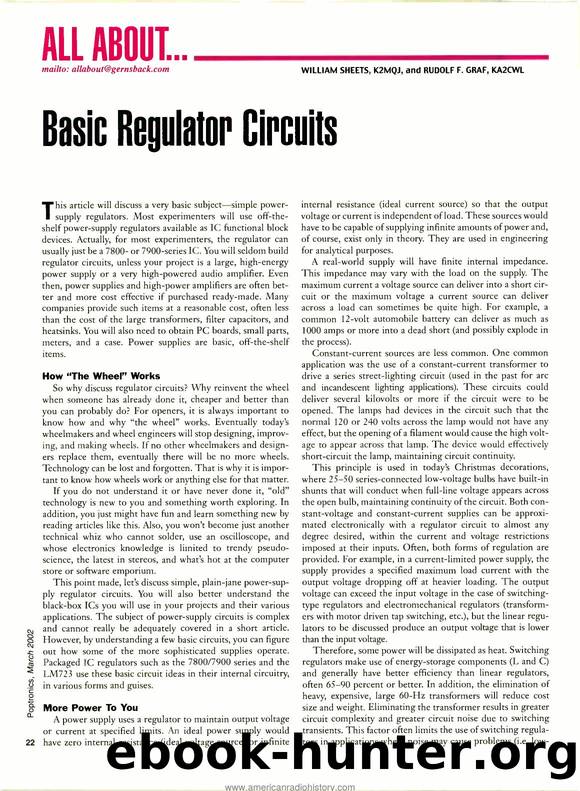 Basic Regulator Circuits by Unknown