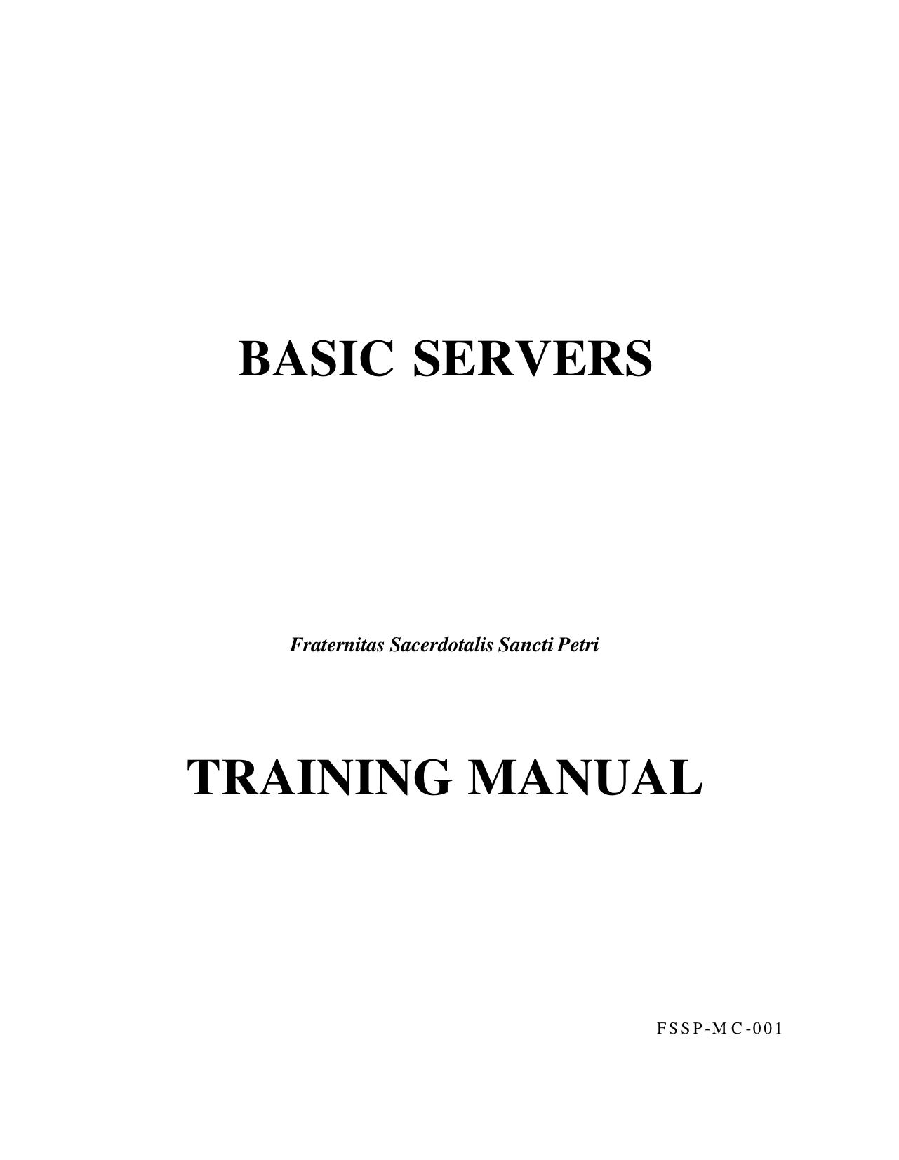 Basic Servers Training Manual.pdf by Unknown