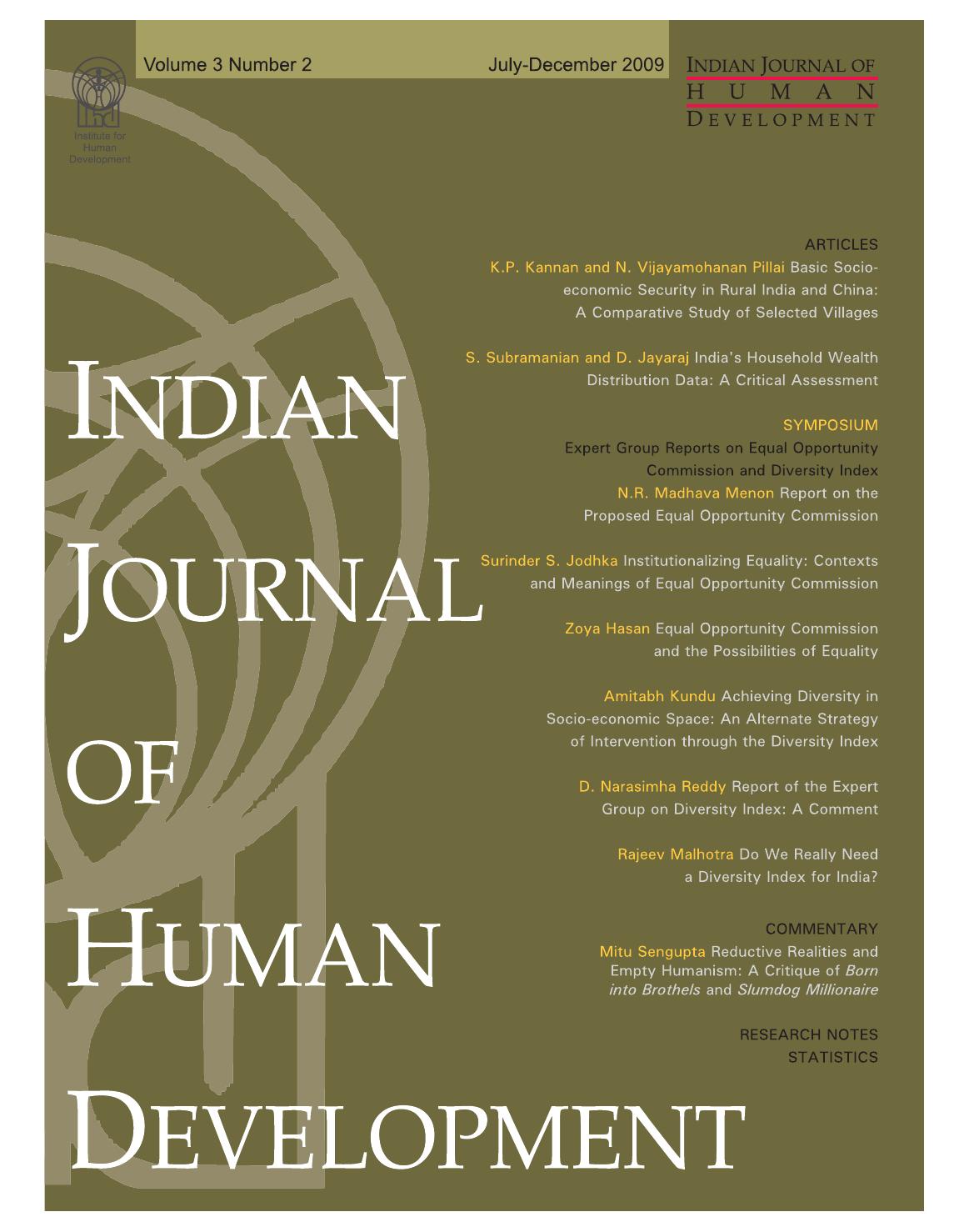 Basic Socio-economic Security in Rural India and China: A Comparative Study of Selected Villages by Vijayamohanan Pillai N