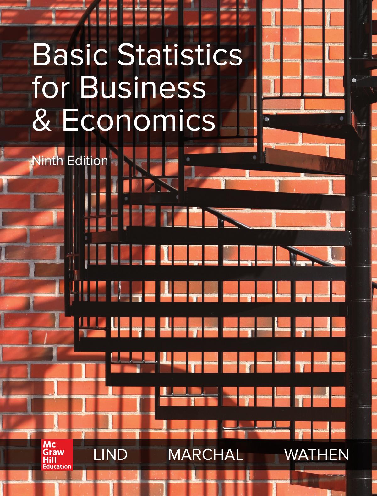 Basic Statistics for Business and Economics 9th Edition by Unknow