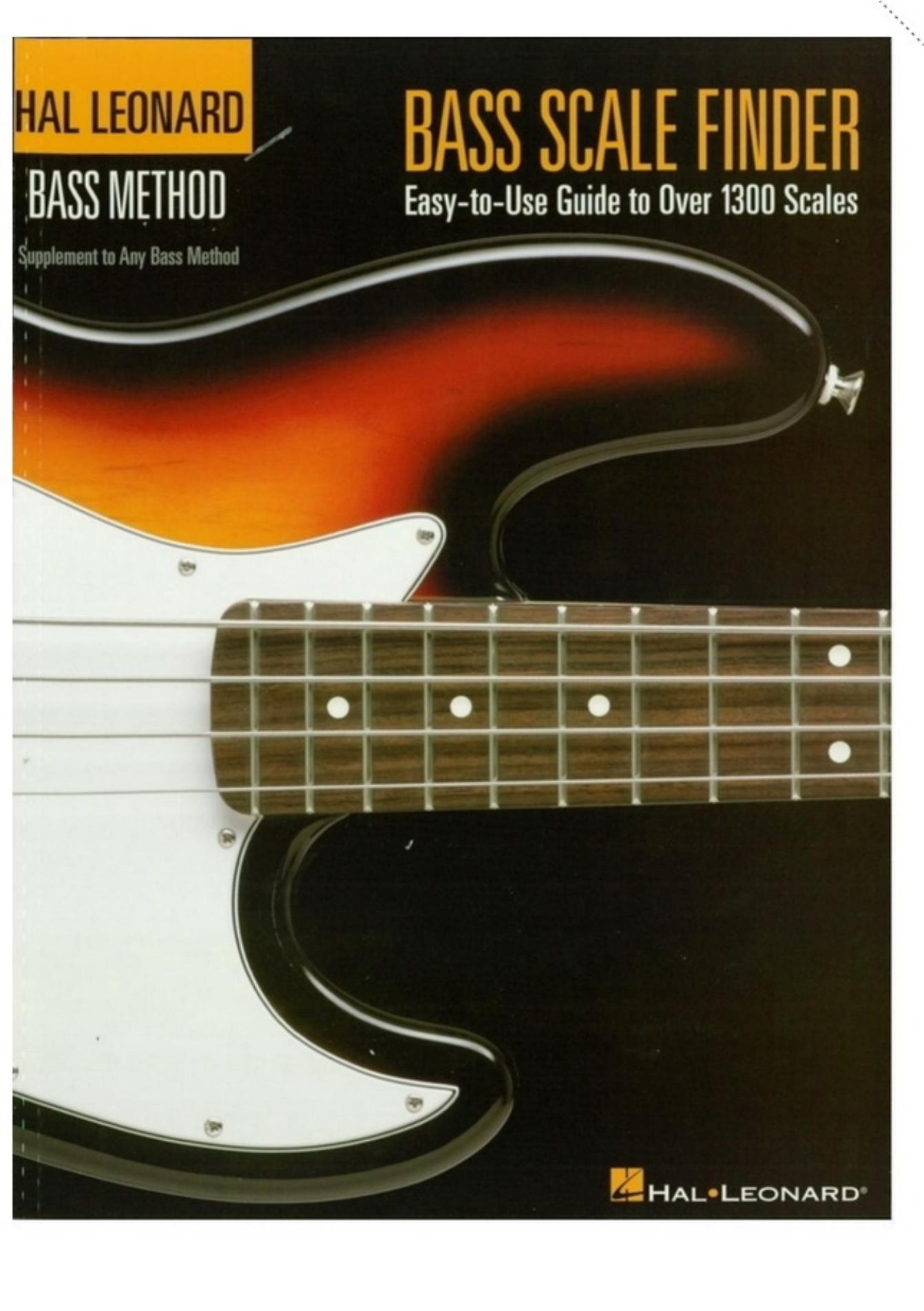Bass Scale Finder: easy-to-use guide to over 1,300 scales 9 inch. x 12 inch. edition;easy-to-use guide to over 1,300 scales 9. by Johnson Chad