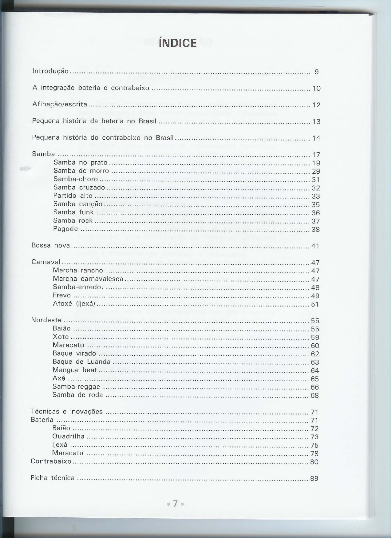 Bass and Drum on Brasilian Popular Music by Unknown