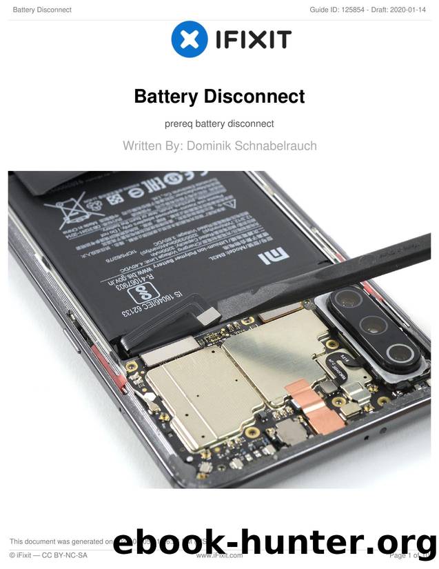 Battery Disconnect by Unknown