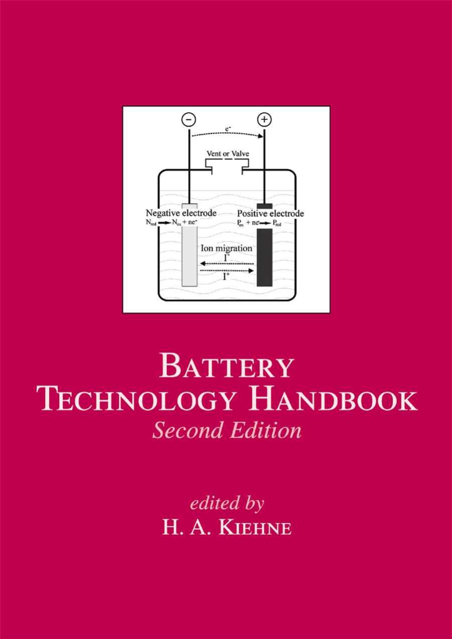 Battery Technology Handbook by H. Kiehne