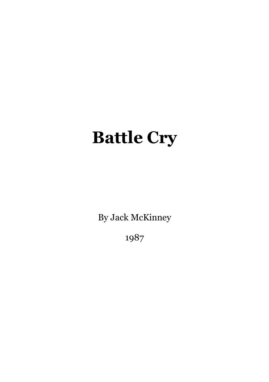 Battle Cry by Jack McKinny