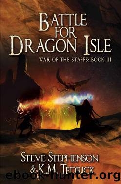Battle for Dragon Isle by Steve Stephenson & K. M. Scott & Tedrick