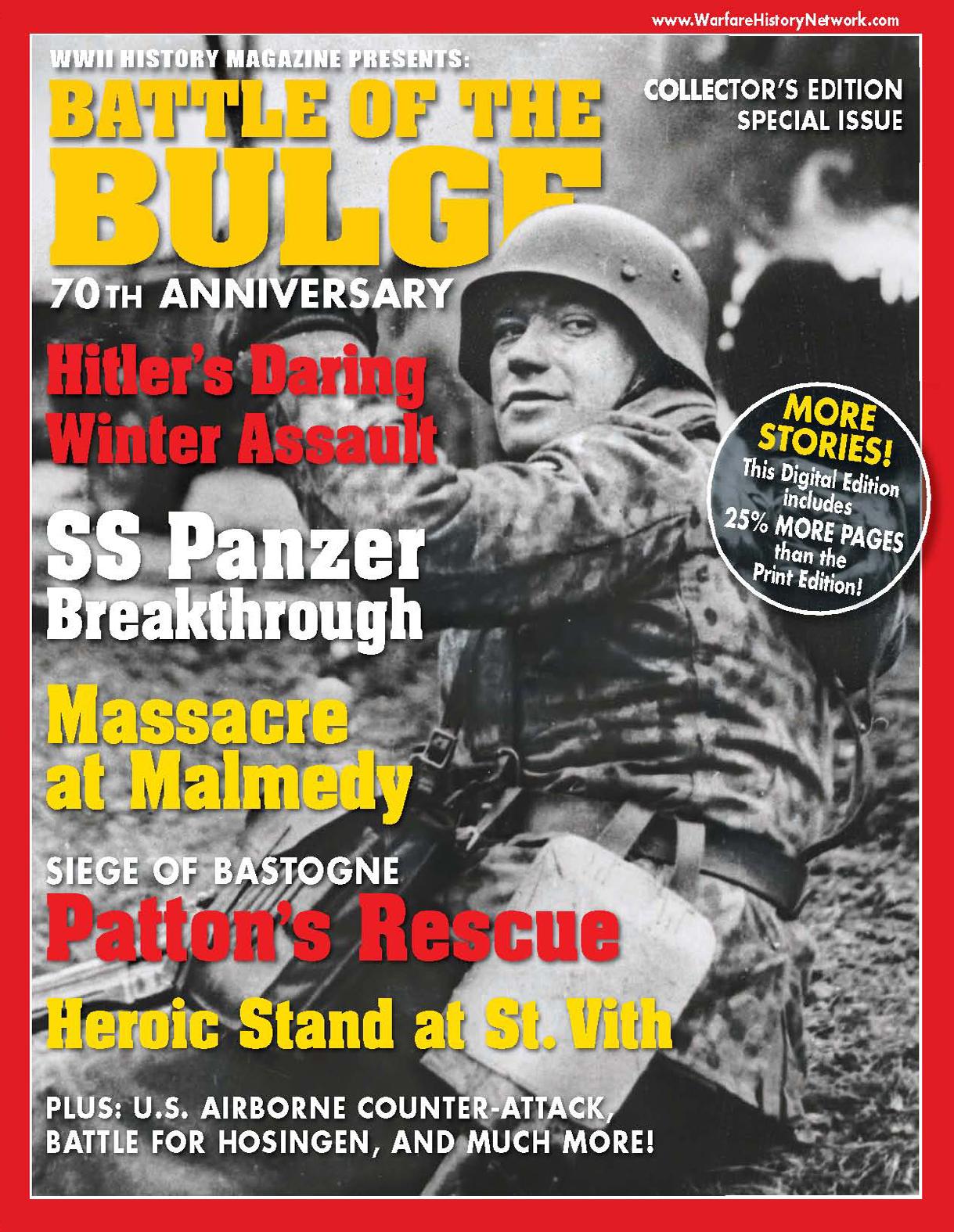 Battle of the Bulge 70th Anniversary (WWII History Magazine Special Issue) by Unknow