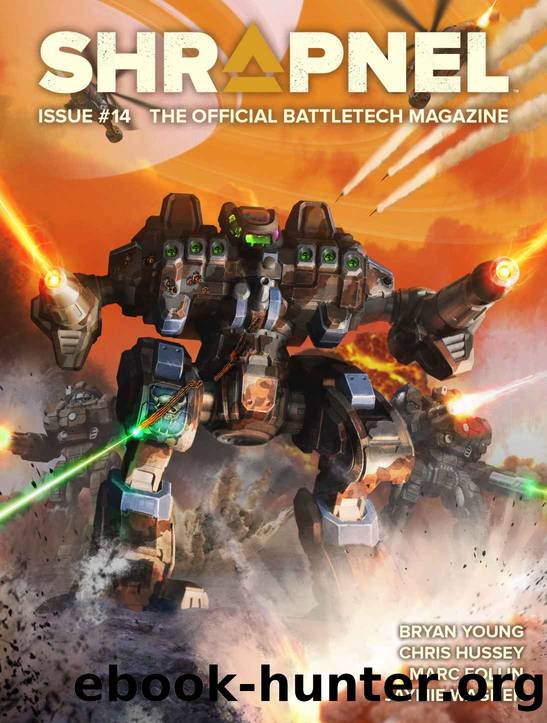 BattleTech: Shrapnel, Issue #14: (The Official BattleTech Magazine) by Philip A. Lee & Bryan Young & Chris Hussey & Marc Follin & Jaymie Wagner