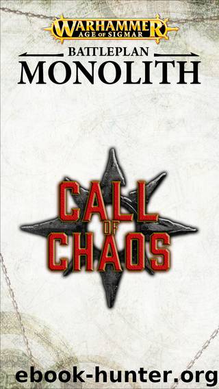 Battleplan: Monolith by Games Workshop Ltd