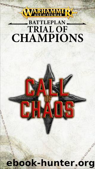 Battleplan: Trial of Champions by Games Workshop Ltd