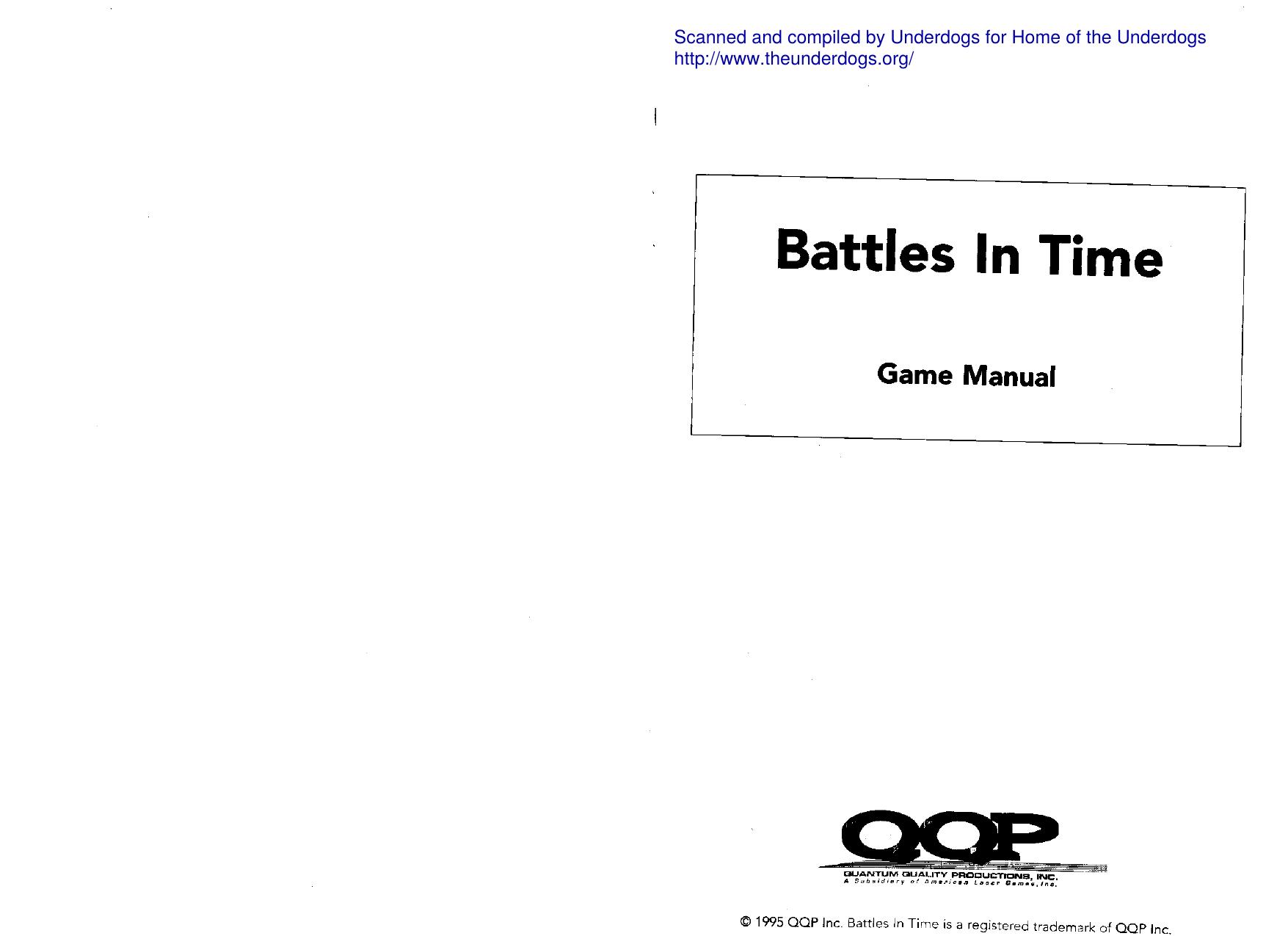 Battles in Time (1995) by Unknown