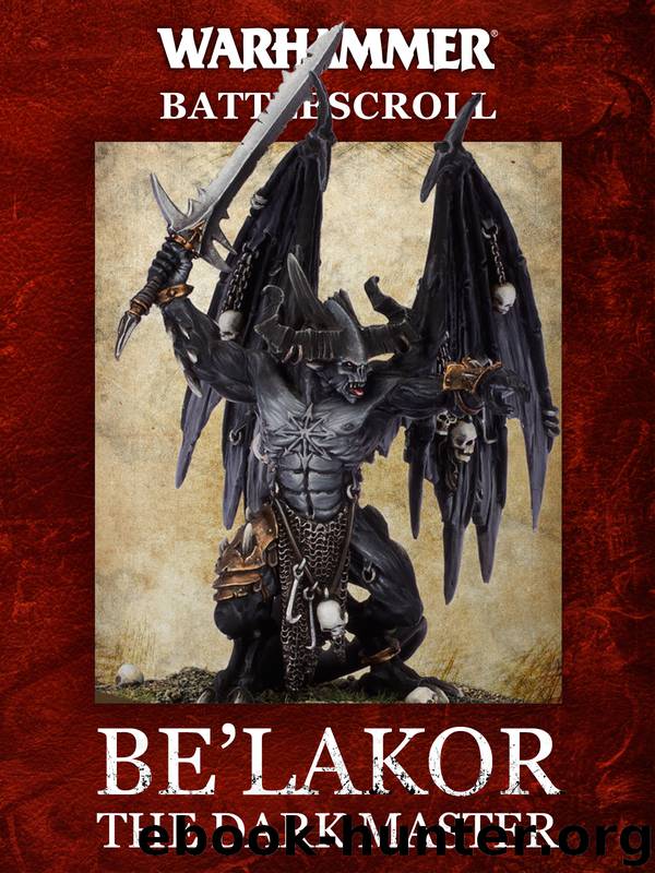 Battlescroll - Be'lakor by Games Workshop Ltd