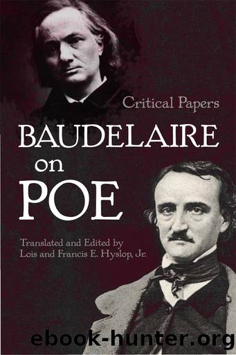 Baudelaire on Poe by Lois & Francis E. Hyslop Jr