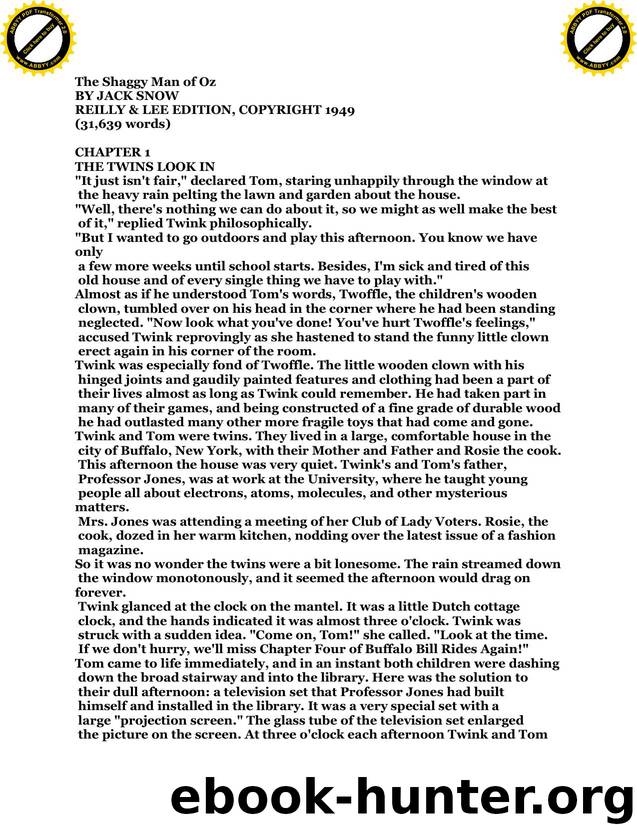 Baum, L Frank - Oz 38 by Baum L Frank