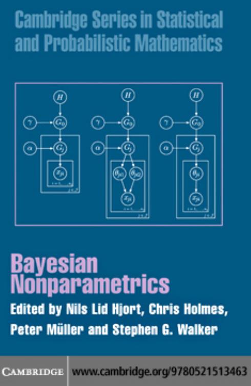 Bayesian Nonparametrics by Nils Lid Hjort Chris Holmes Peter Müller Stephen G. Walker