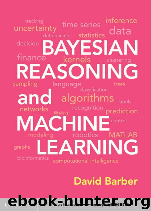 Bayesian Reasoning and Machine Learning by Barber David