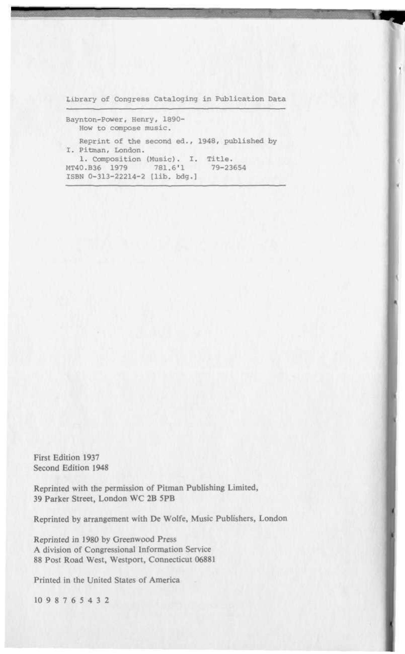Baynton-Power-How To Compose Music by Unknown