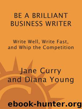 Be a Brilliant Business Writer by Jane Curry