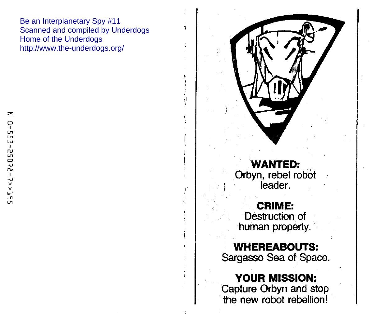 Be an Interplanetary Spy 11 - The Red Rocket by Seth McEvoy (image pdf)