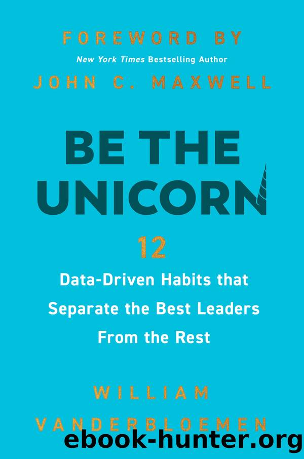 Be the Unicorn by William Vanderbloemen