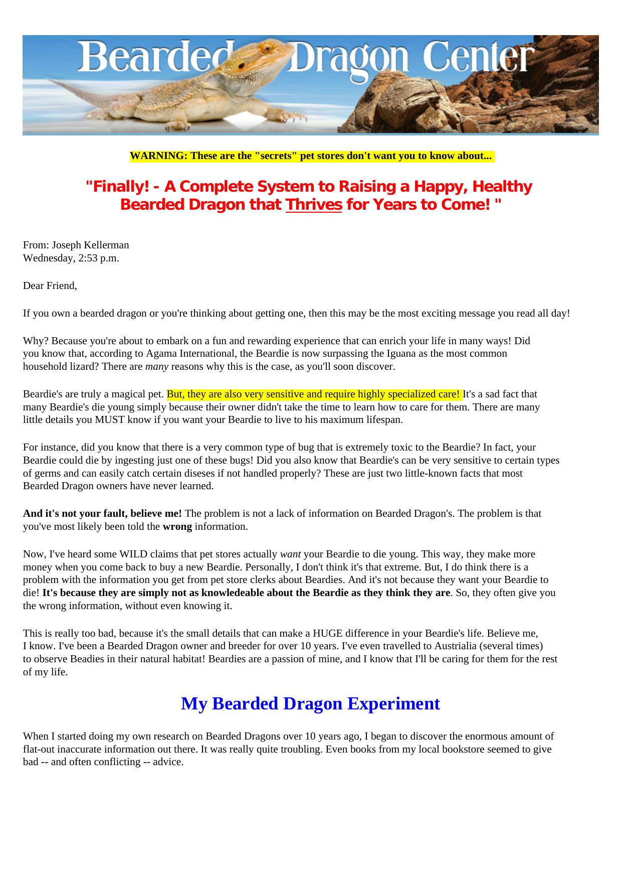 Bearded Dragon Care Made Easy. by Best of Kuszter's Collection