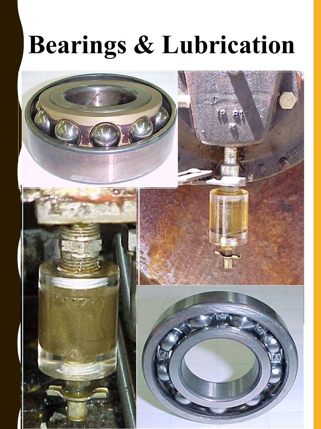Bearings & Lubrication by Unknown